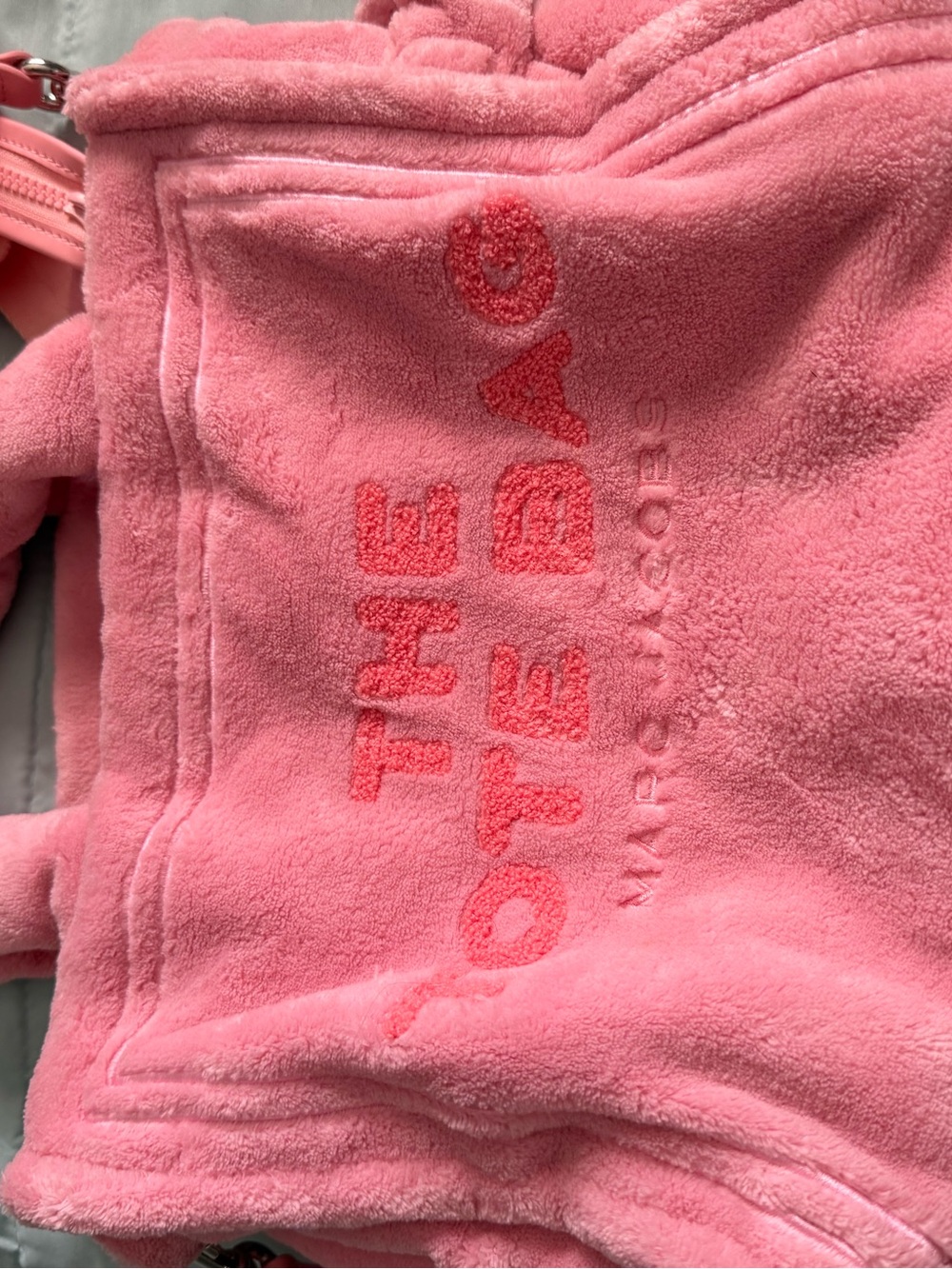 Marc Jacobs Pink Plush Tote